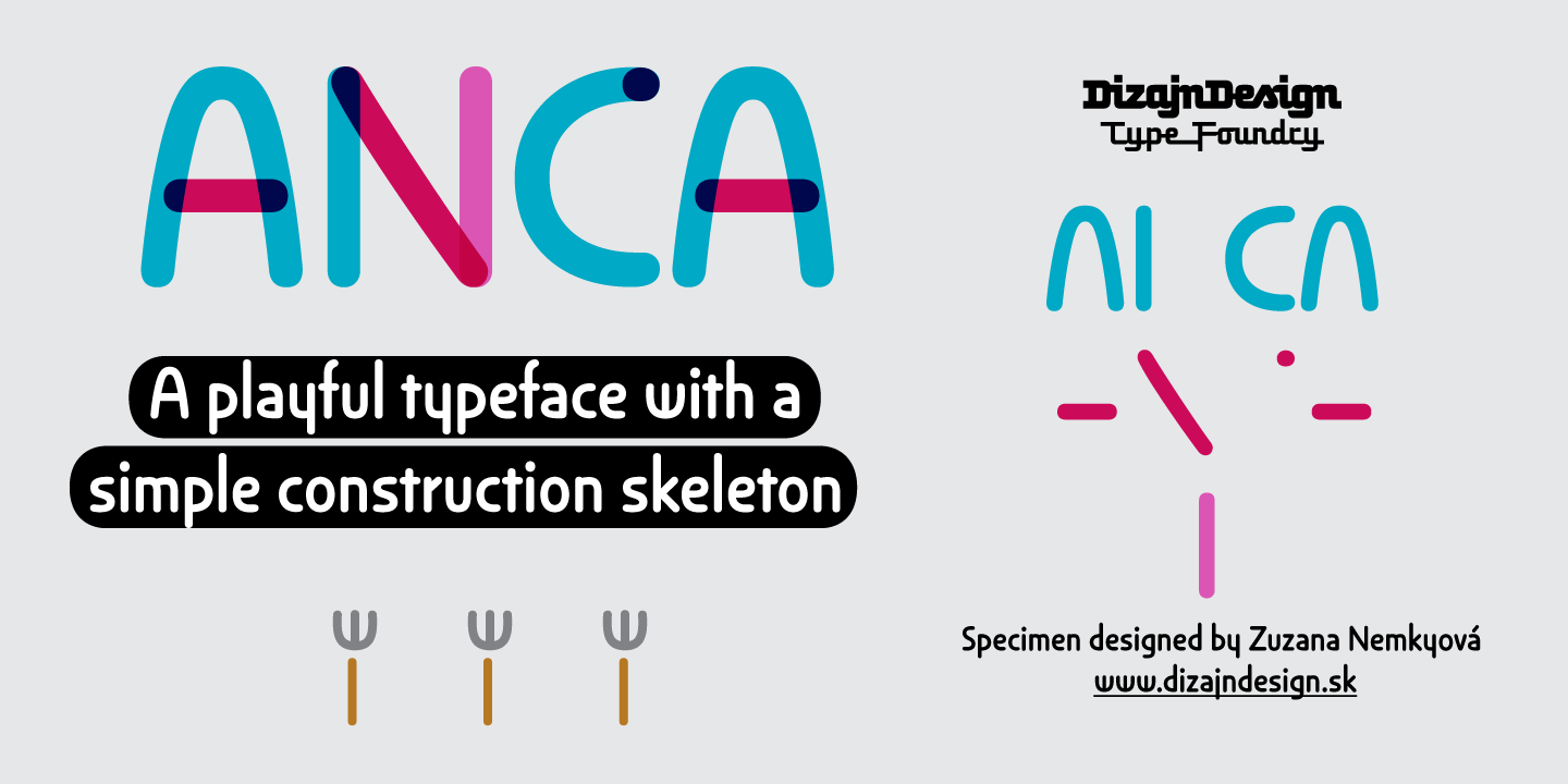 Image of Anca Basic font