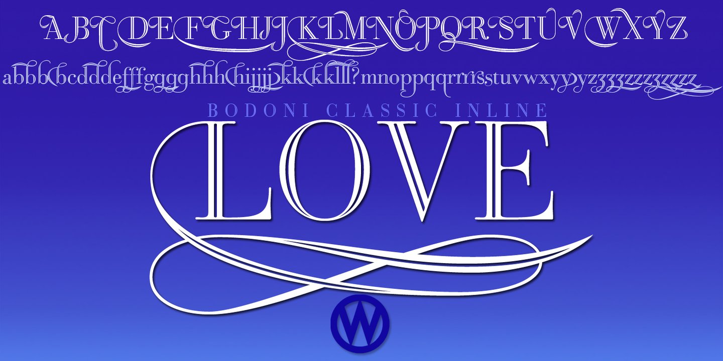 Bodoni Classic Inline