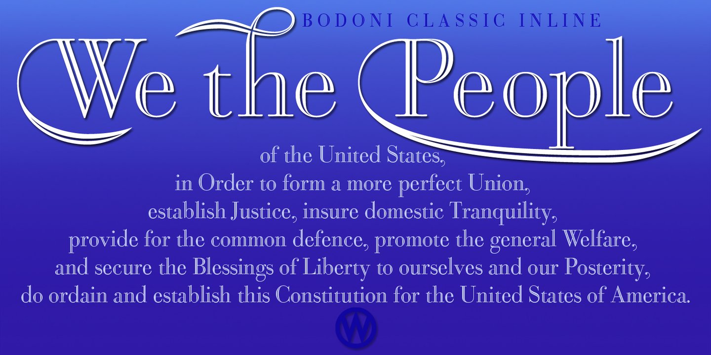 Bodoni Classic Inline