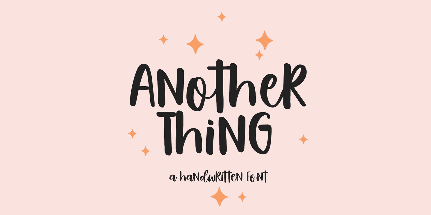 Image of Another Thing Regular font