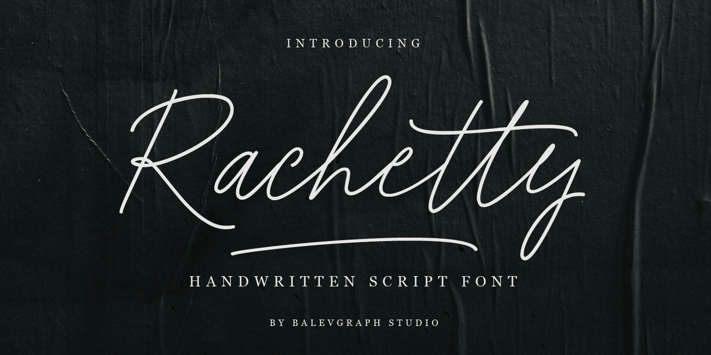 Image of Rachetty Regular Font