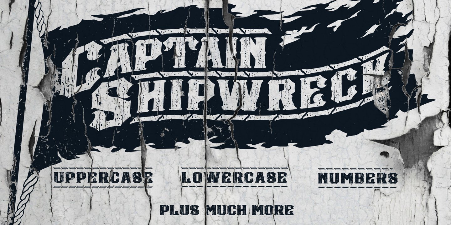 Image of Captain Shipwreck Font