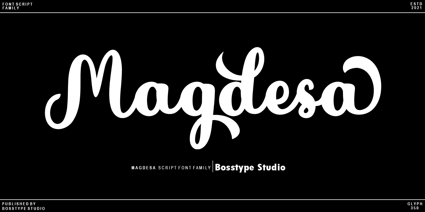 Image of Magdesa Regular Font