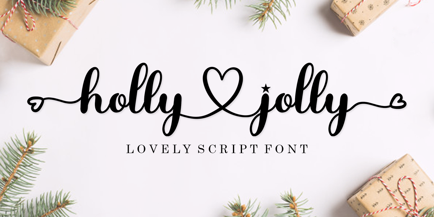 Image of Holly Jolly Regular Font