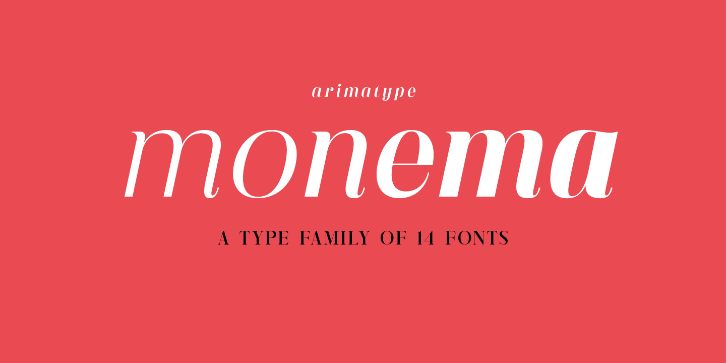 Image of Monema Font
