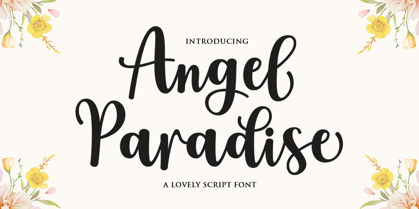 Image of Angel Paradise Font