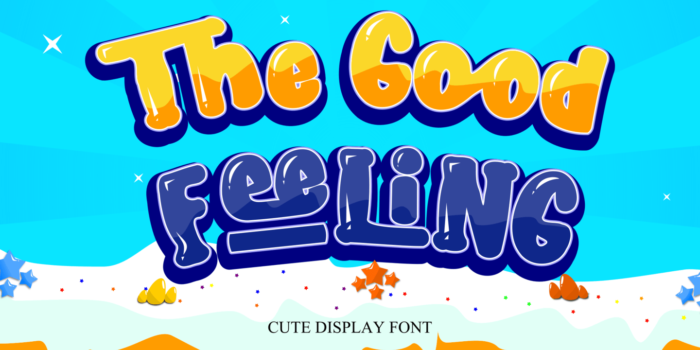 Image of The Good Feeling Regular Font