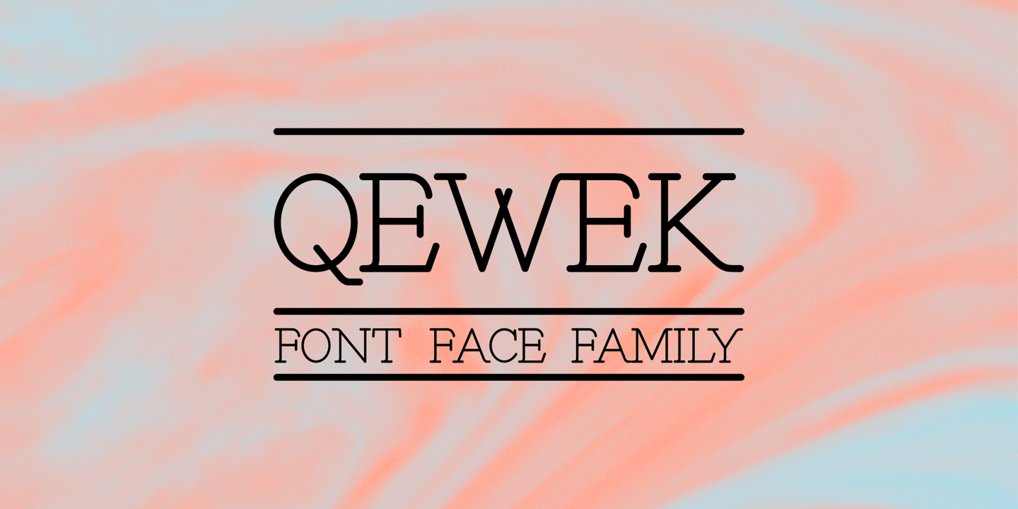 Image of Qewek Condensed Light Font