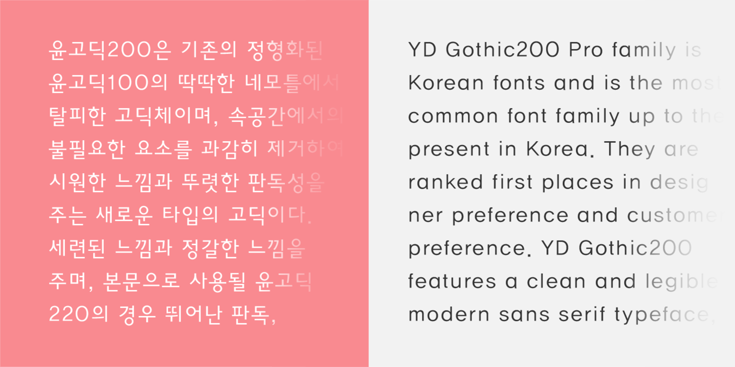 YD Gothic 200 Pro