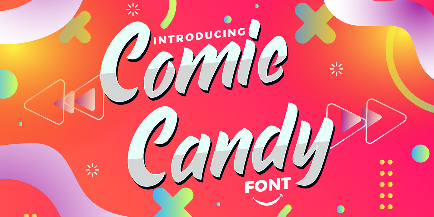 Image of Comic Candy Comic Candy Font