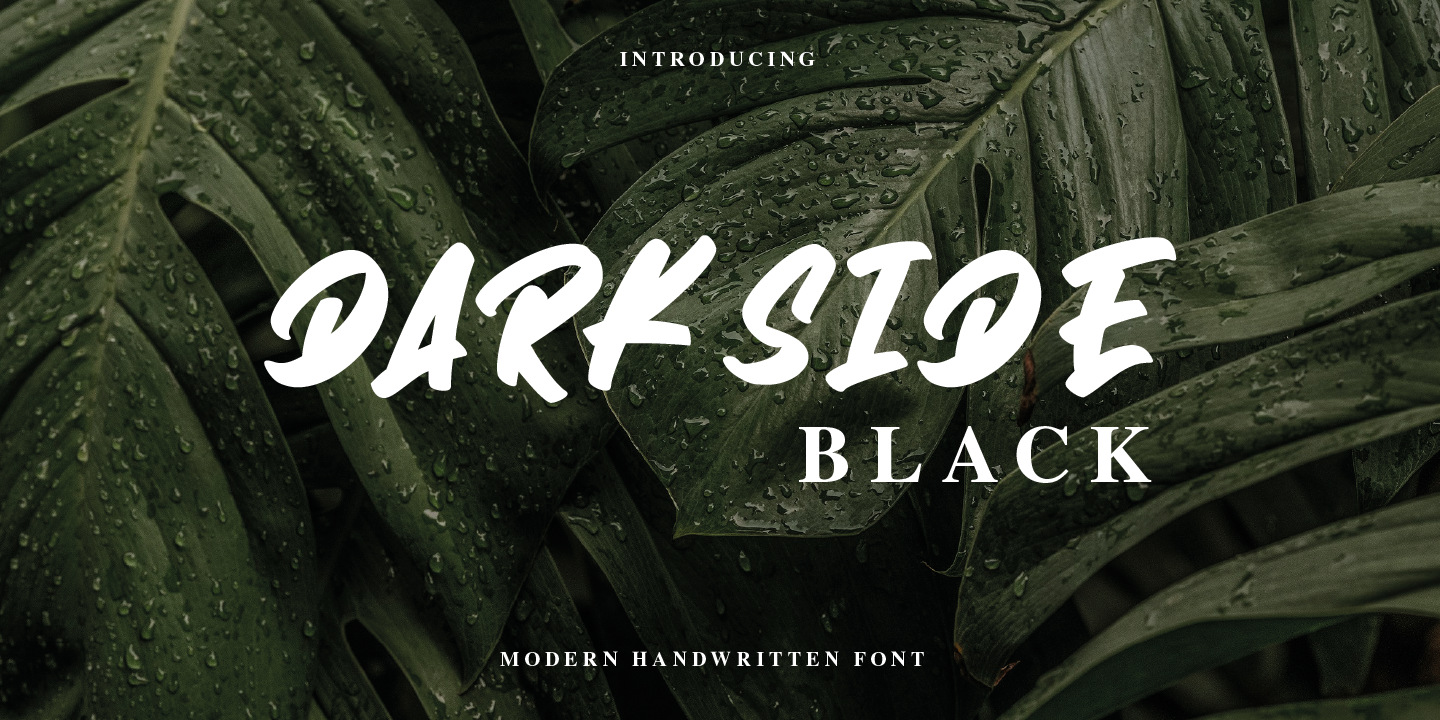 Image of Darkside Black Font