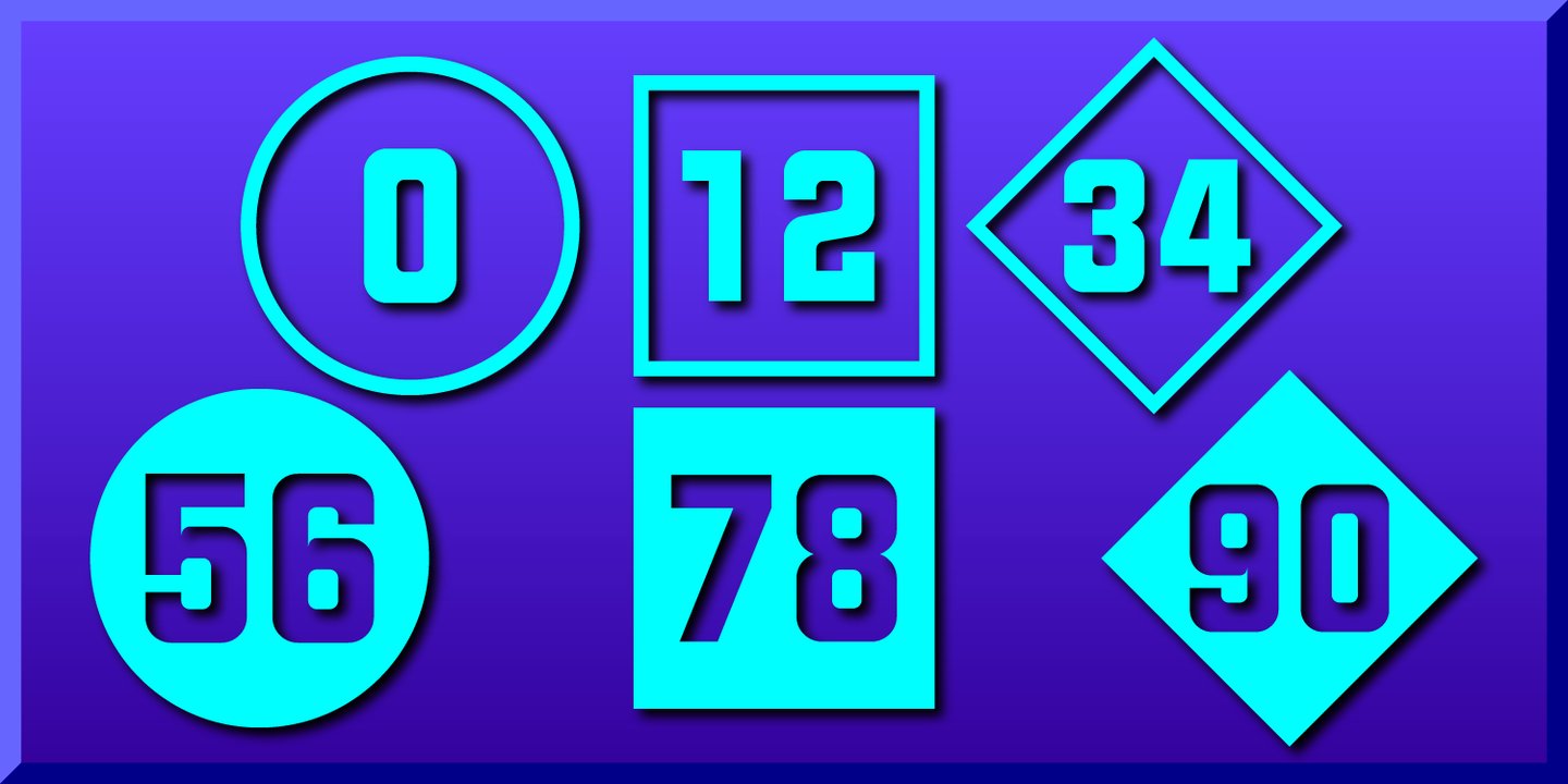 Numbers Style Two™