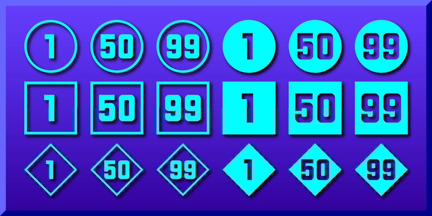 Numbers Style Two™