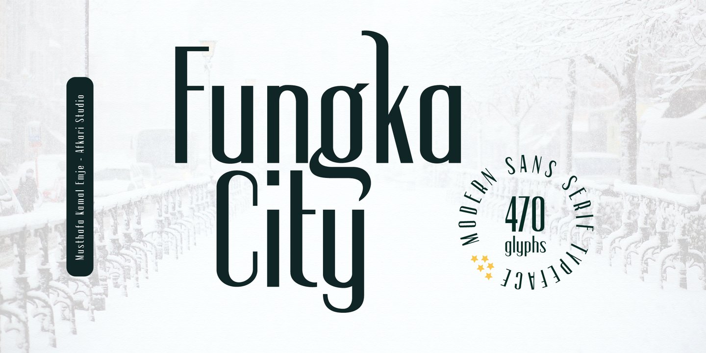 Image of Fungka City Regular font
