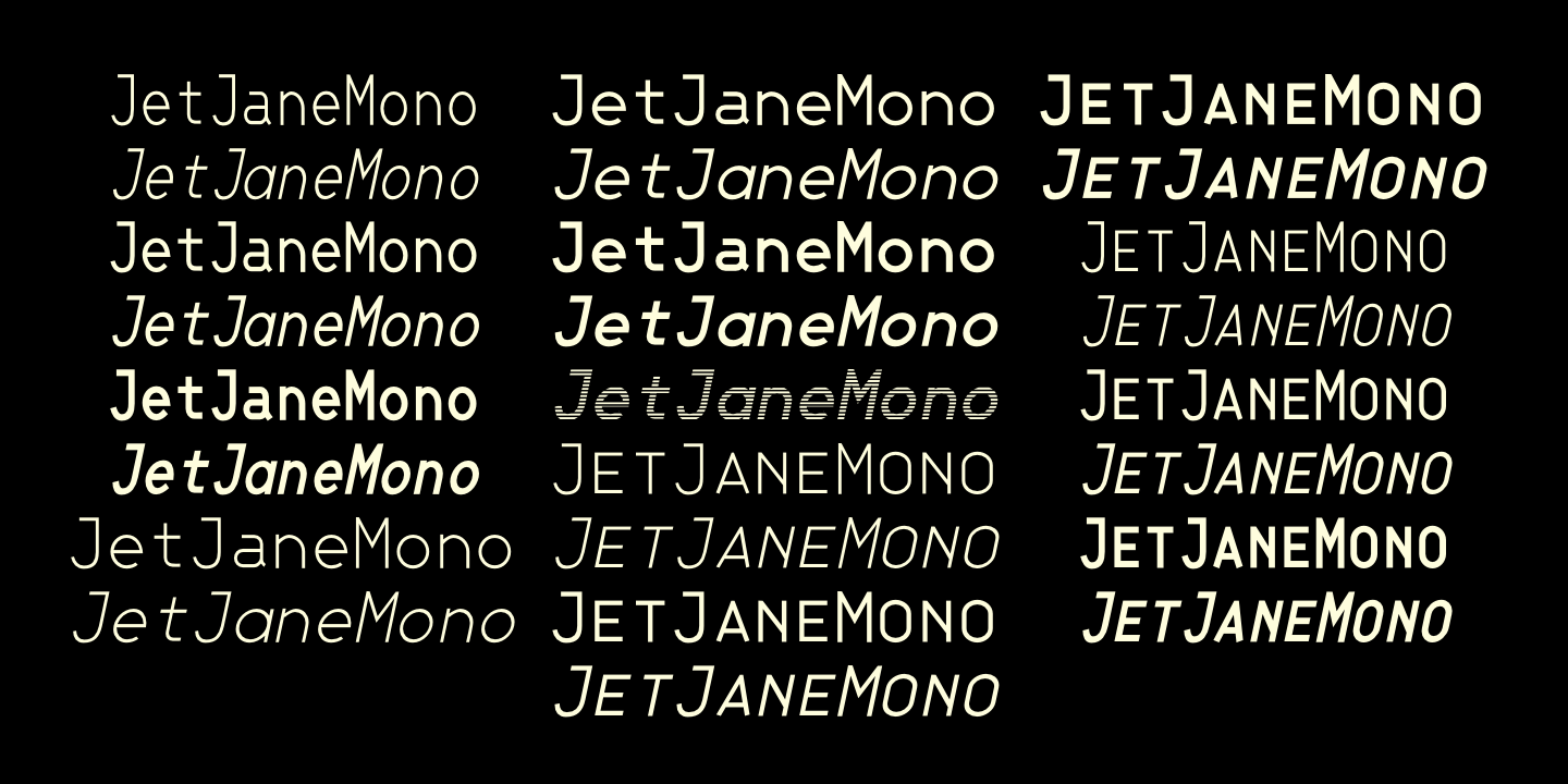 JetJaneMono™