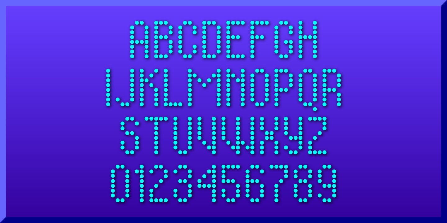 Display Dots Four Sans