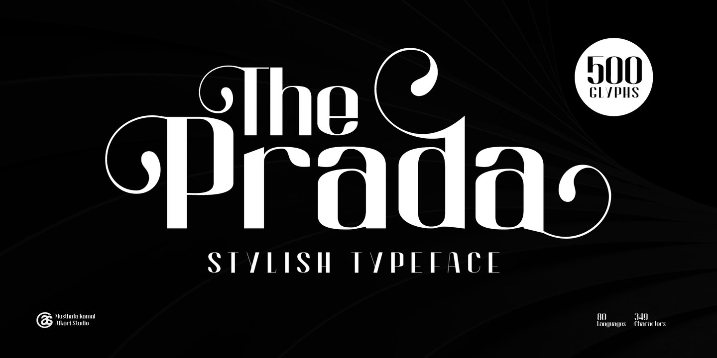 Image of The Prada Regular Font