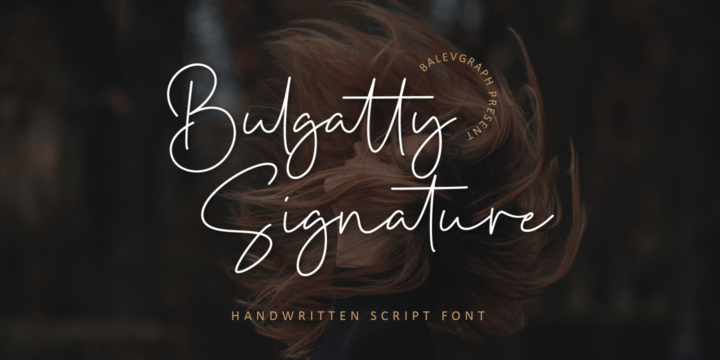 Image of Bulgatty Signature Font