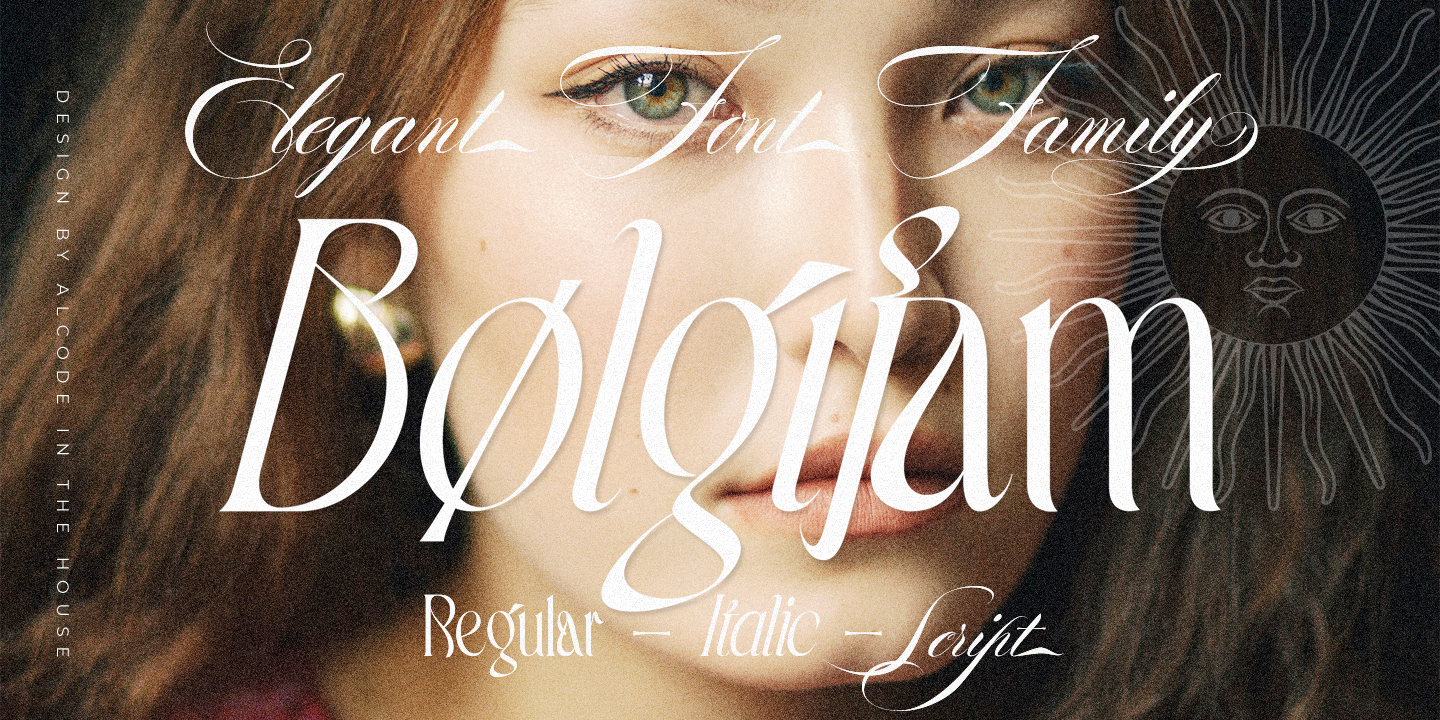 Image of Bolgifam Regular Font