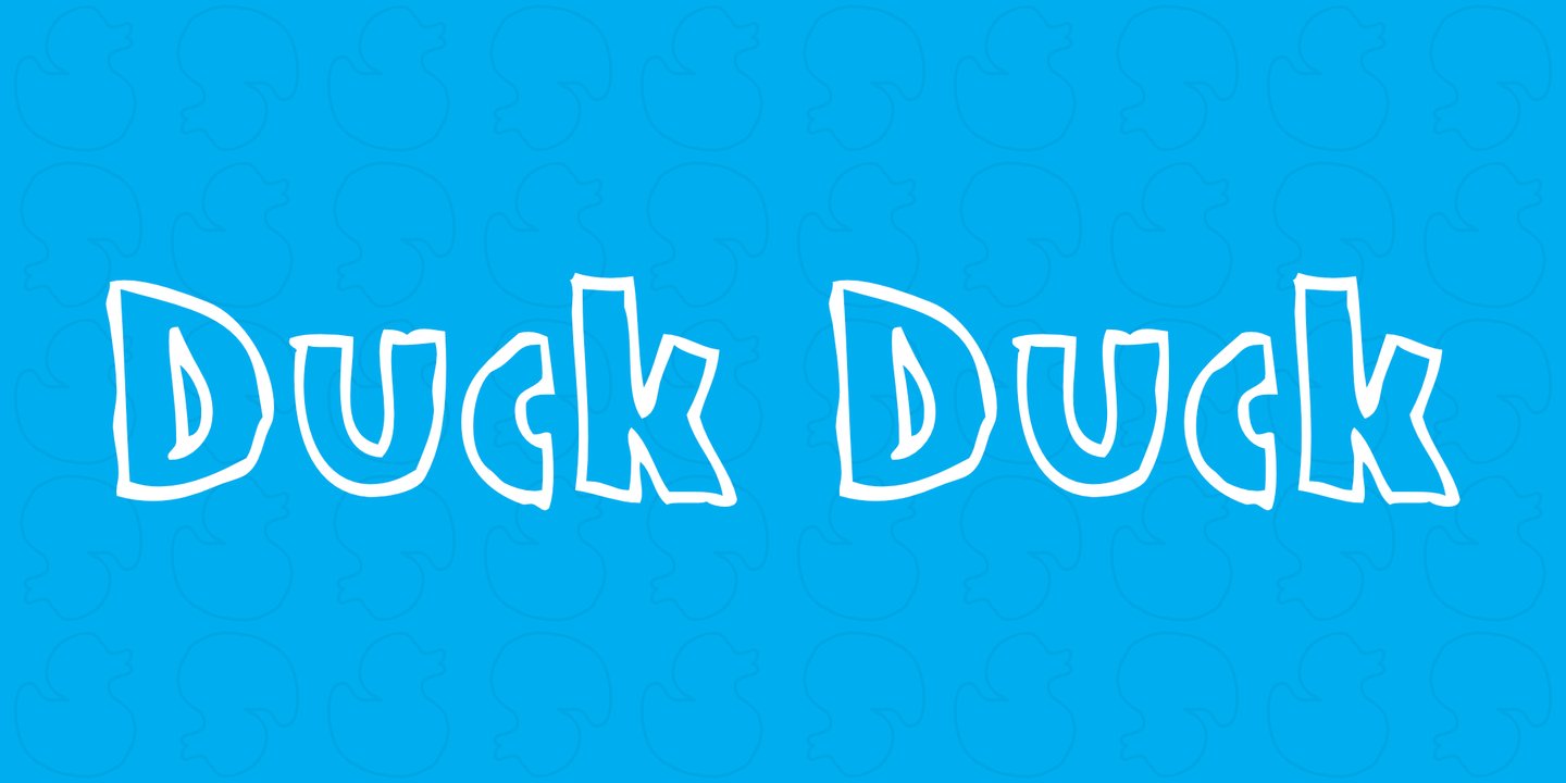 Image of Duck Duck Font
