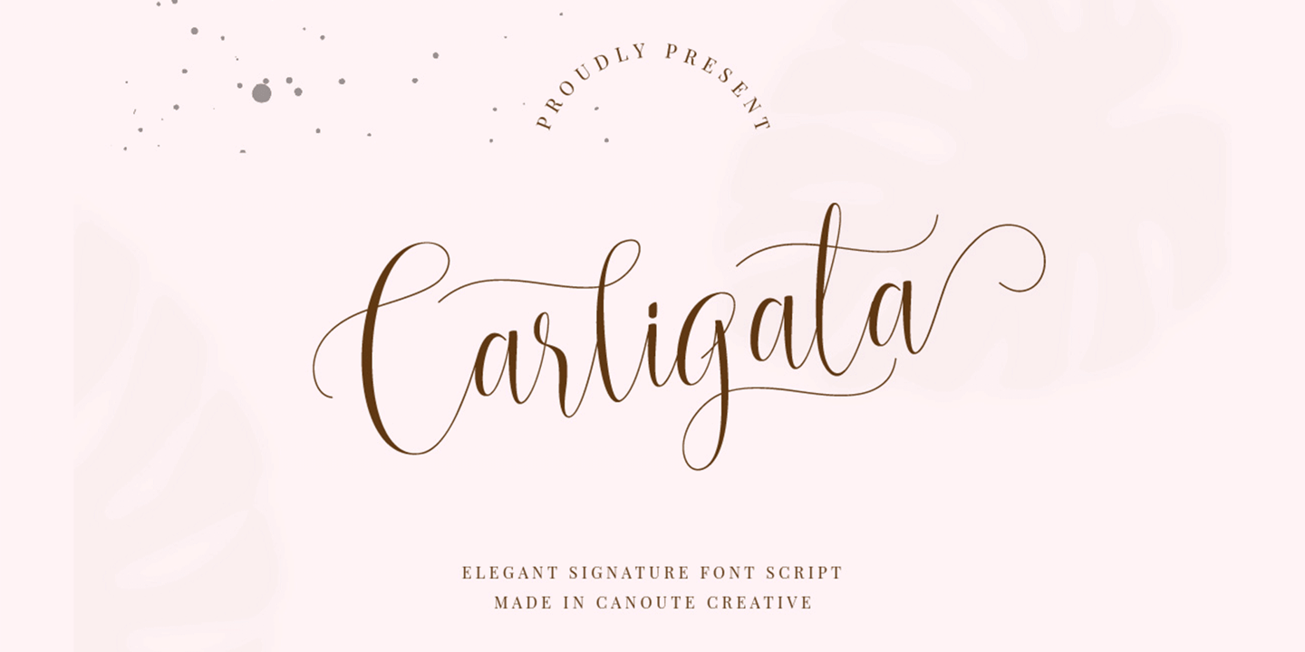 Image of Carligata Font