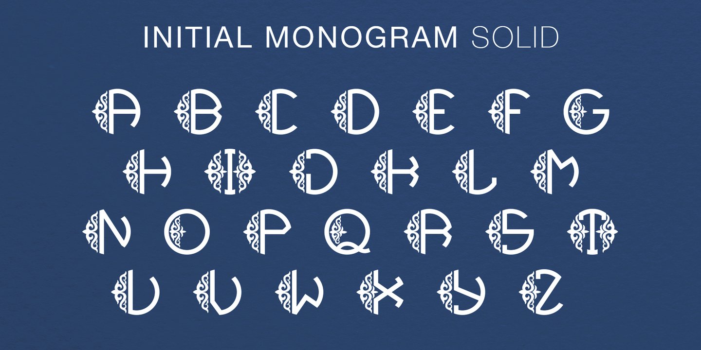Initial Monogram