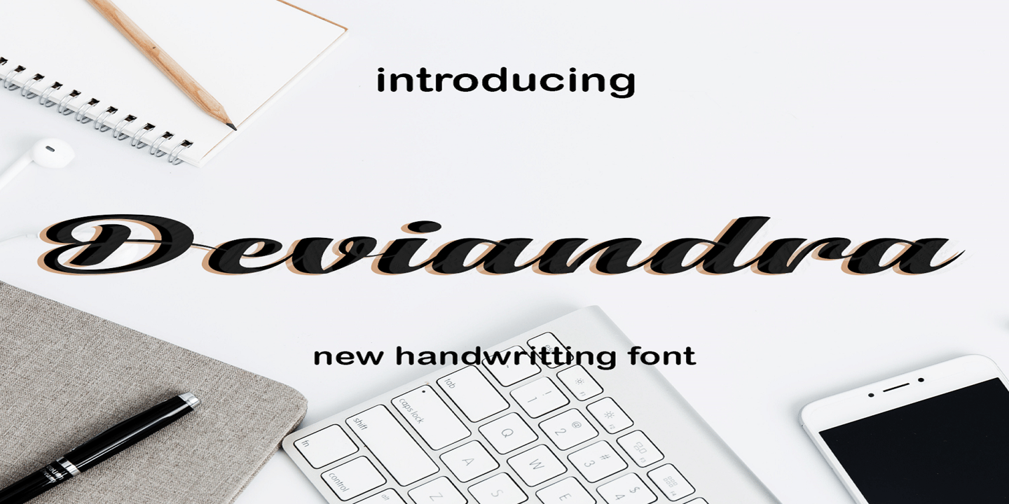 Image of Deviandra Regular font