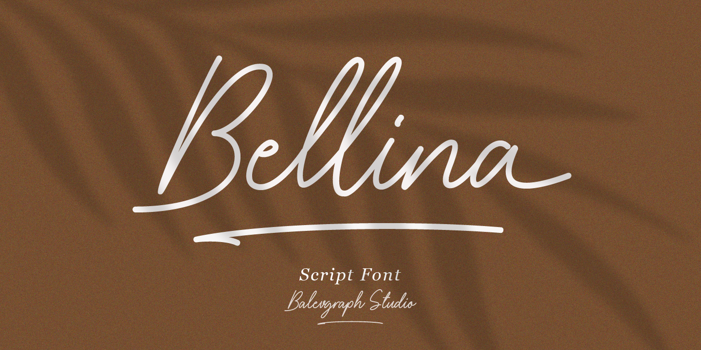 Image of Bellina Regular Font