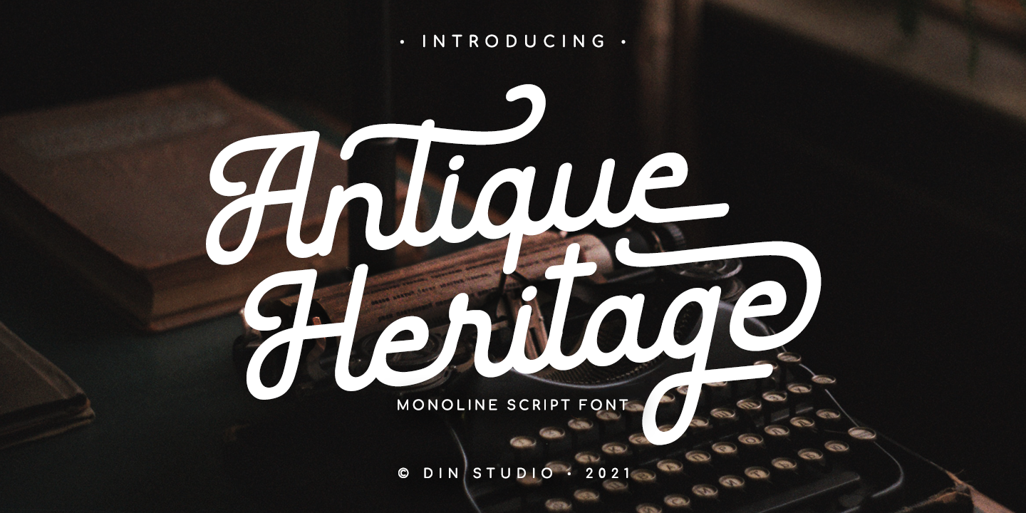 Image of Antique Heritage Regular font