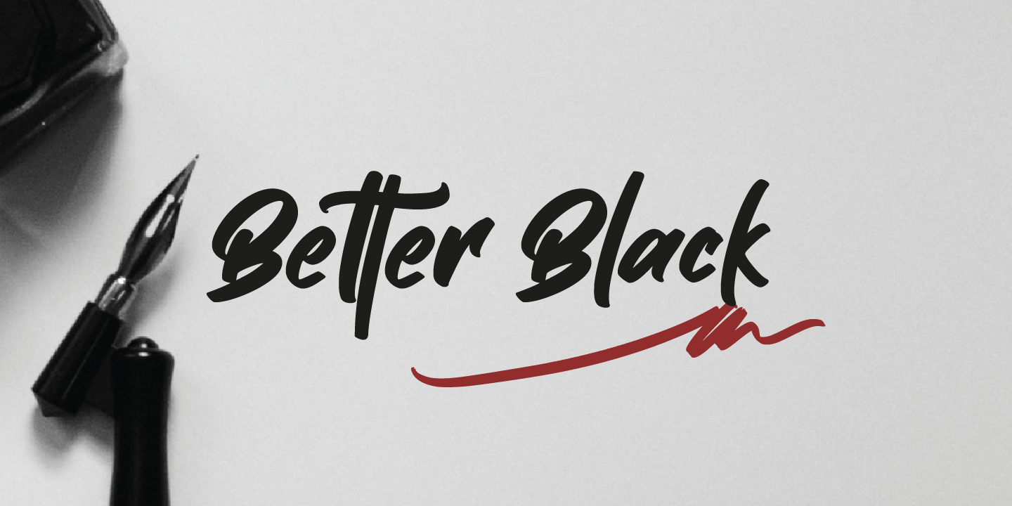 Image of Better Black Regular Font