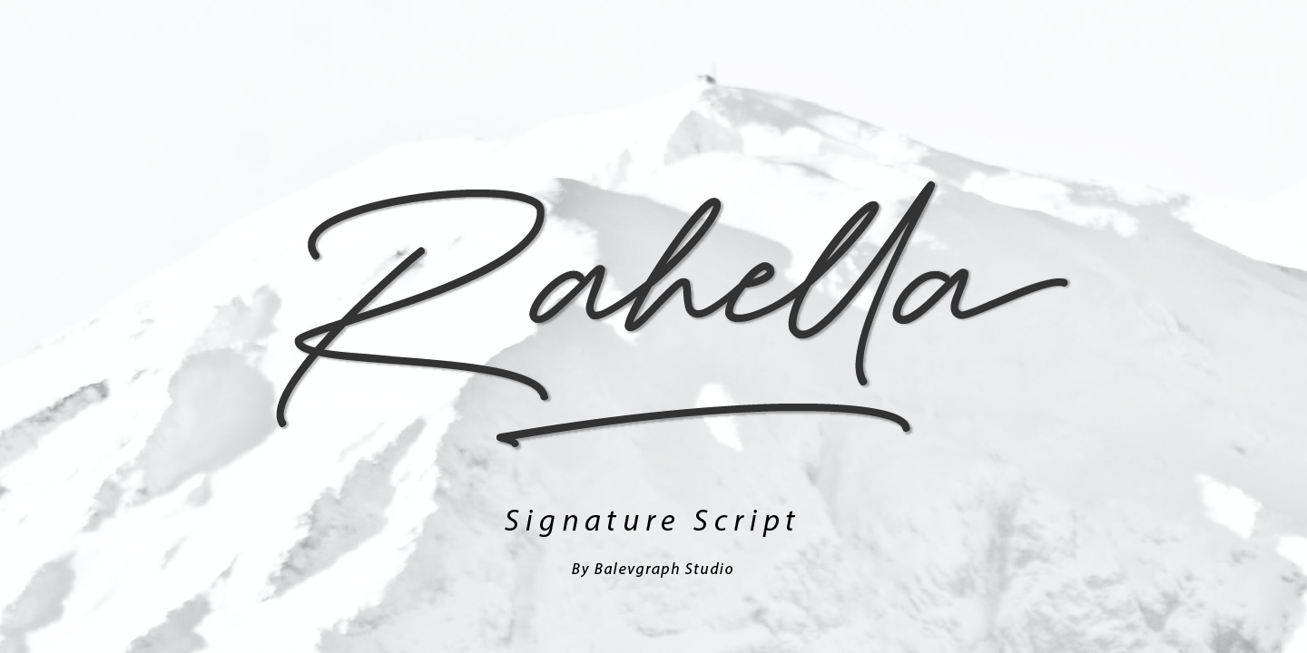 Image of Rahella Regular Font
