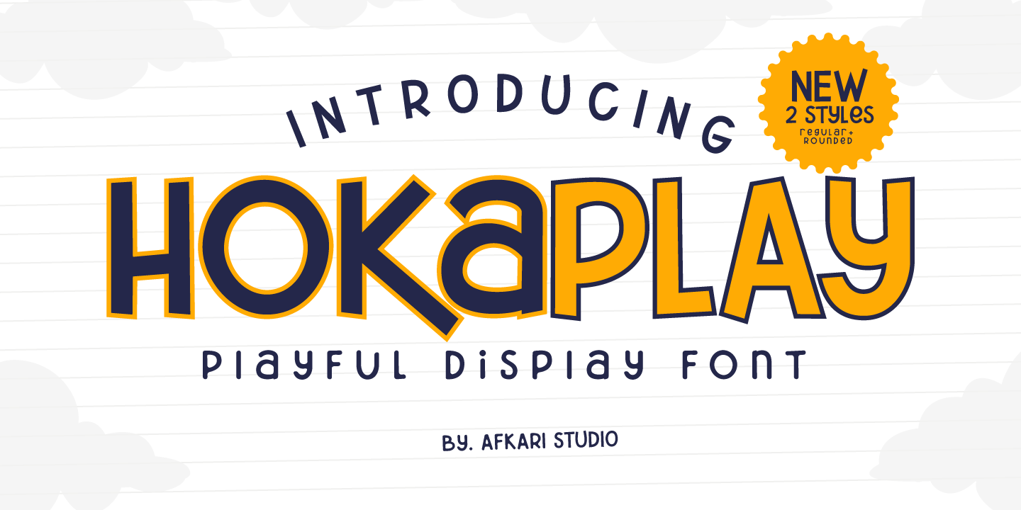 Image of Hokaplay Rounded font