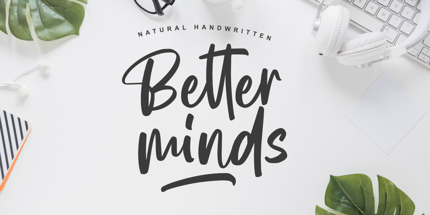 Image of Better Minds Font