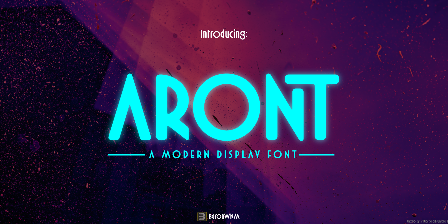 Image of Aront Regular Font