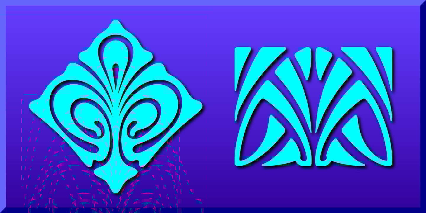 Art Nouveau Ornaments