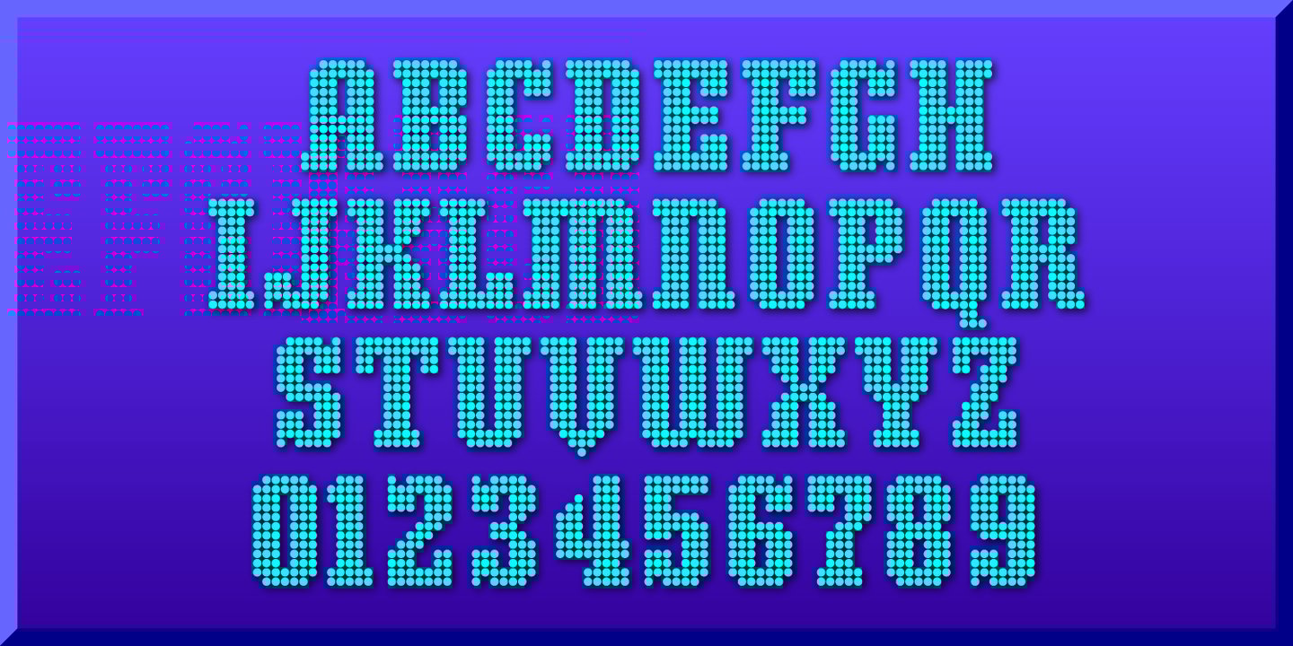 Display Dots Three Serif