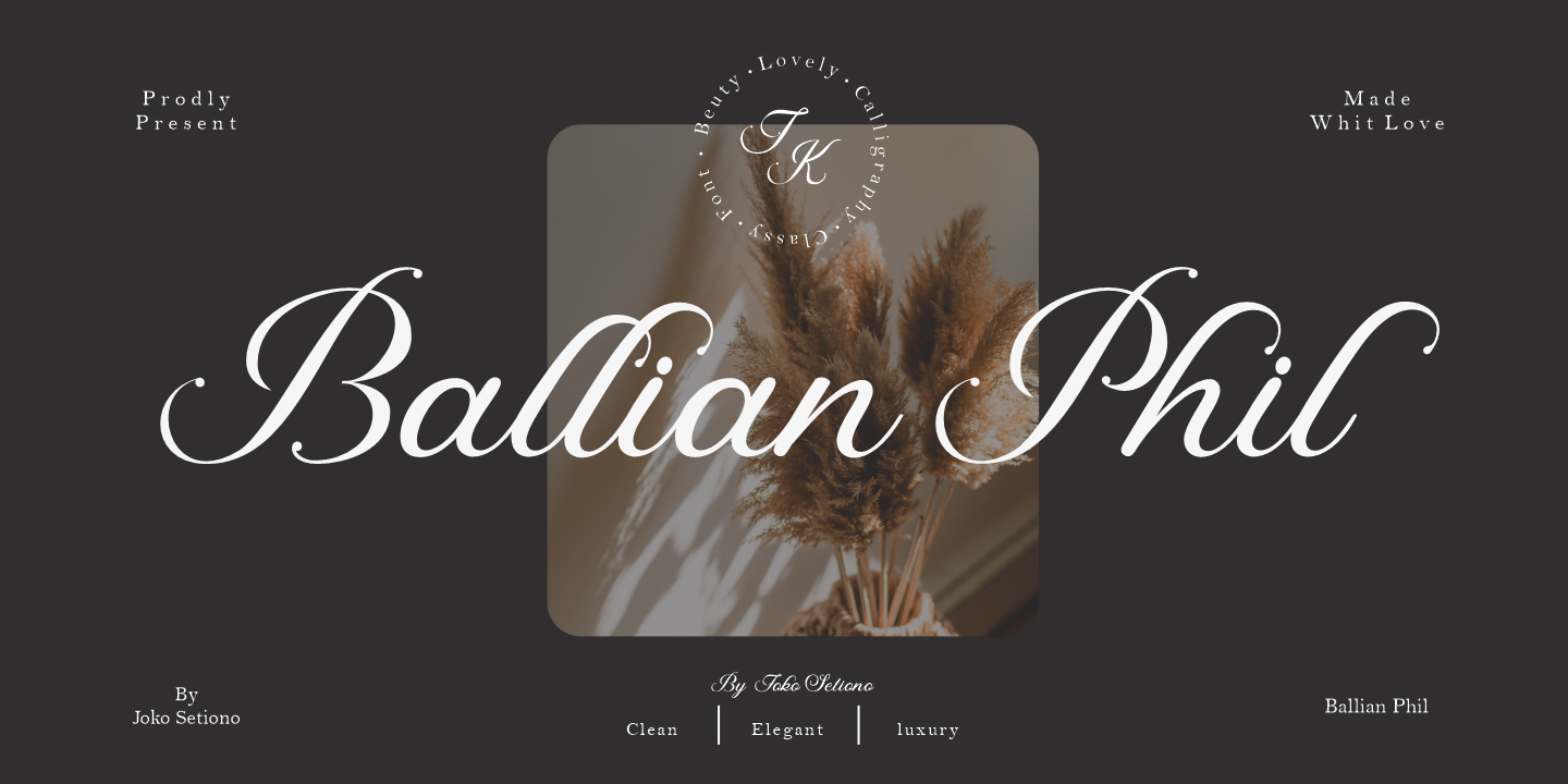 Image of Ballian Phil Regular Font