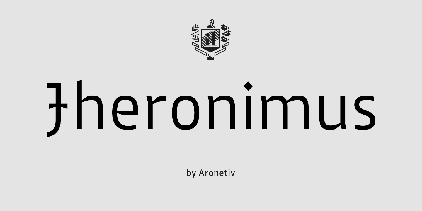 Image of Jheronimus Contrast Thin Font