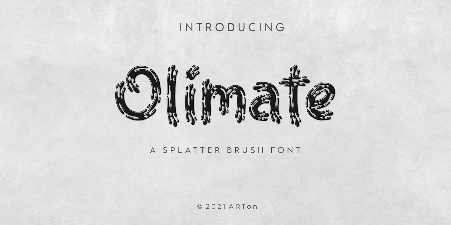 Image of Olimate Regular Font