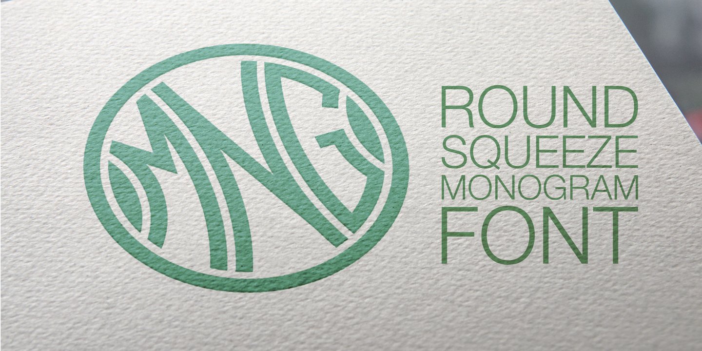 Round Squeeze Monogram