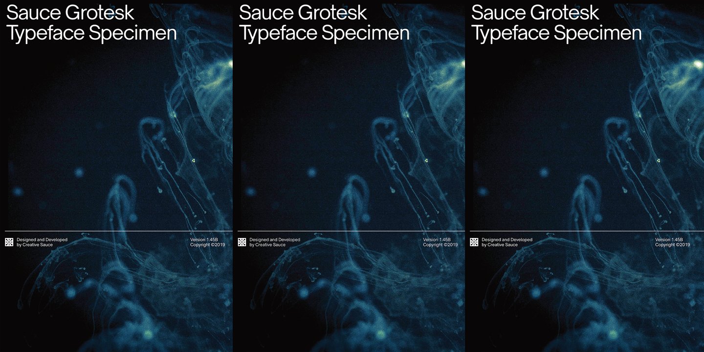Image of Sauce Grotesk Light font