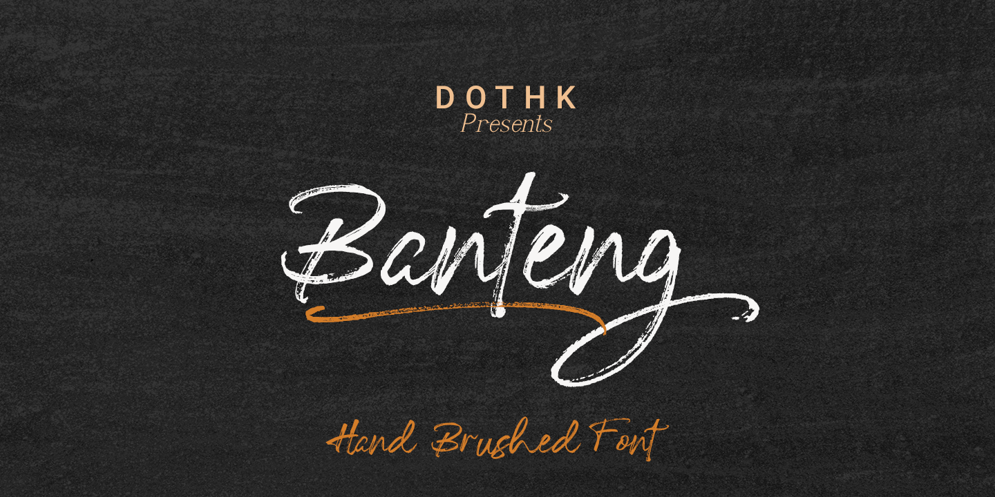 Image of Banteng Regular font