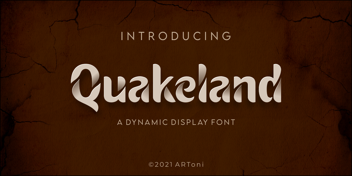 Image of Quakeland Font