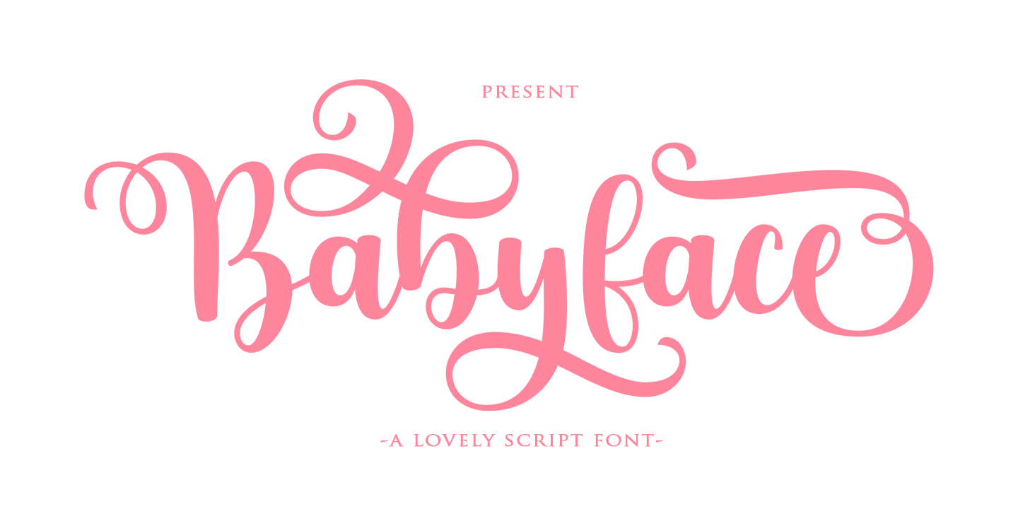 Image of Babyface Font