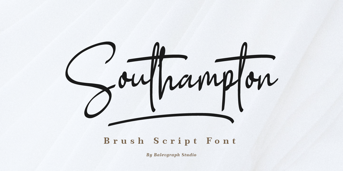 Image of Southampton Regular Font