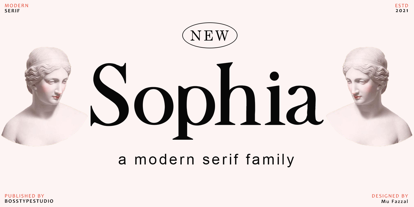 Image of Sophia Regular Font