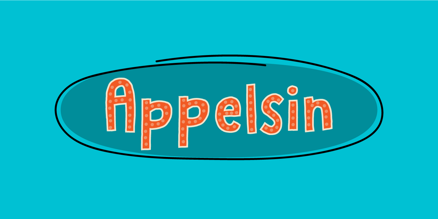 Image of Appelsin Regular Font