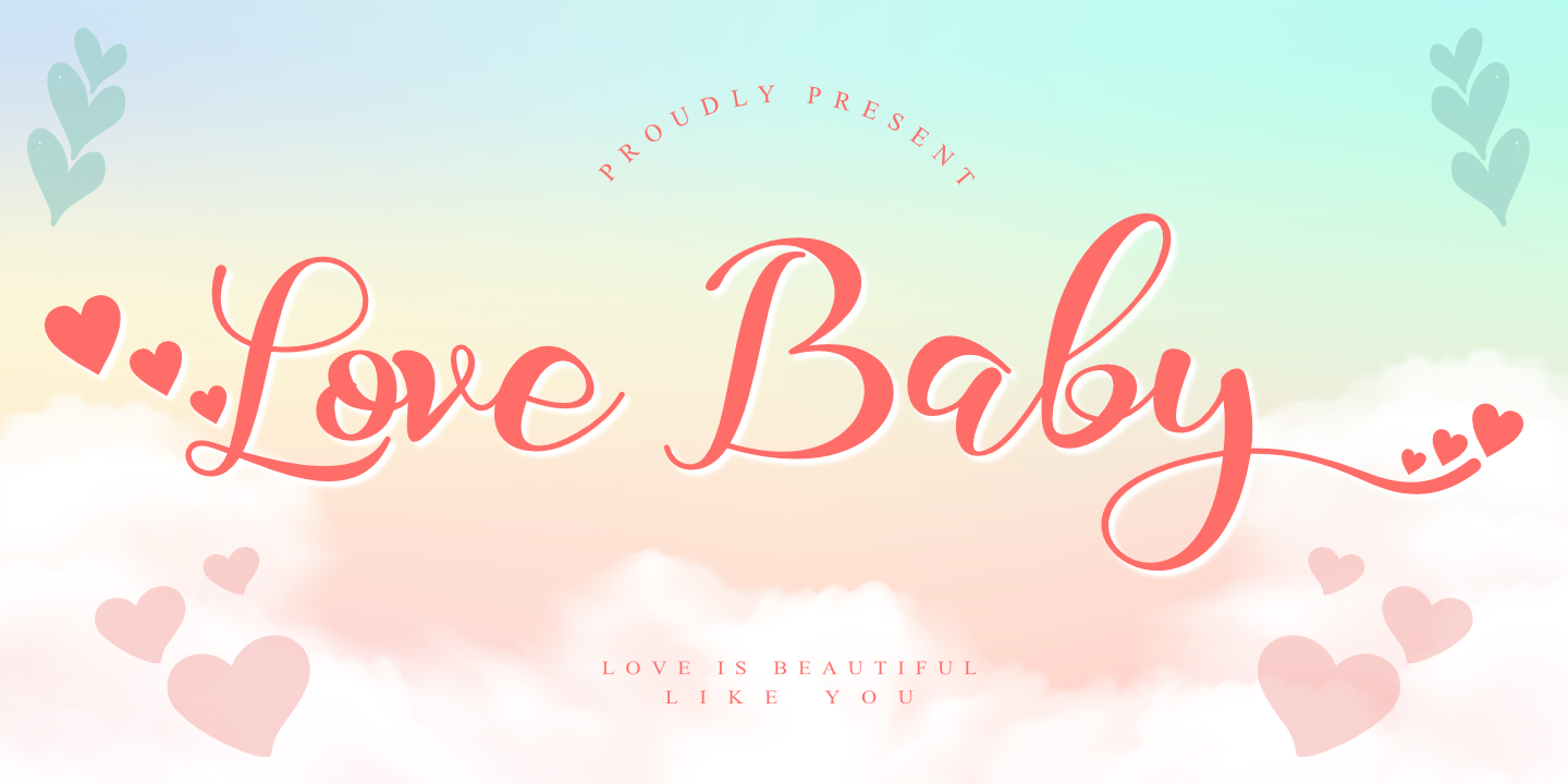 Image of Love Baby Regular Font