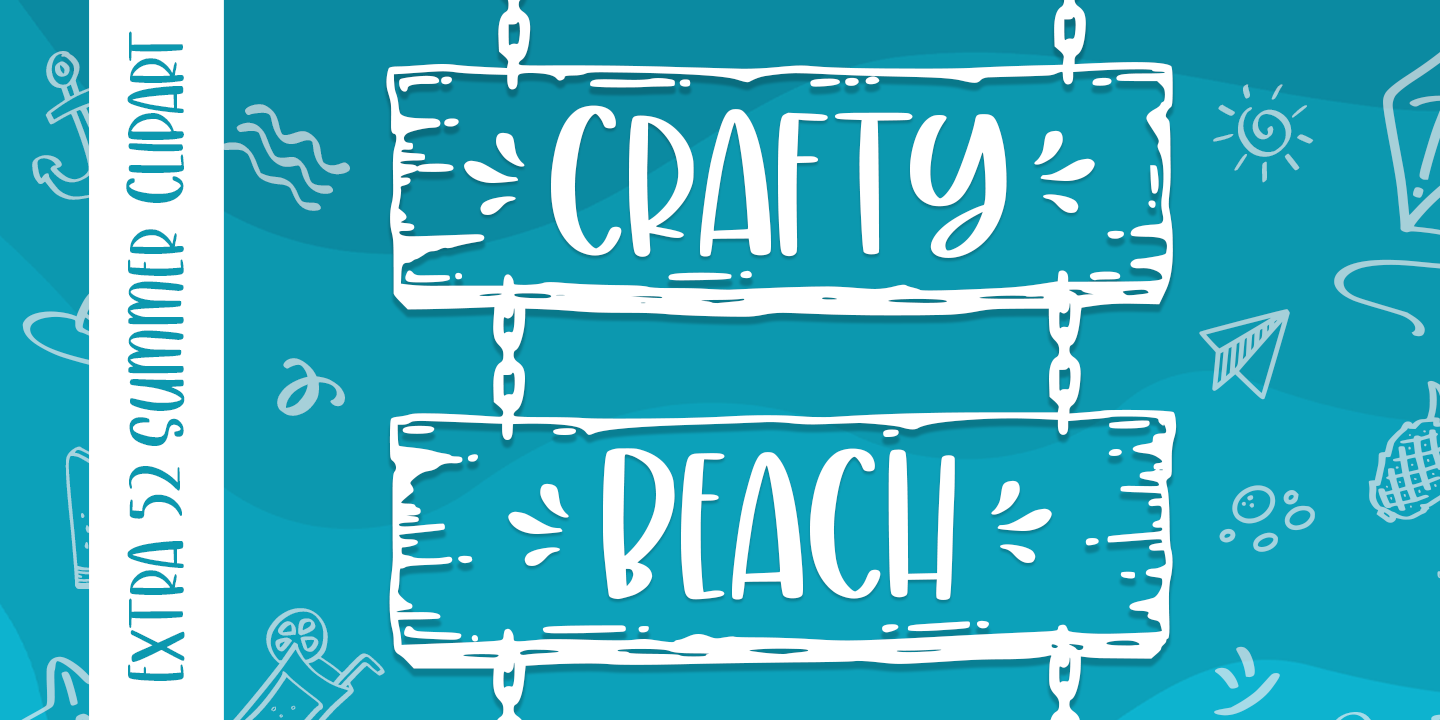 Image of Crafty Beach Regular Font