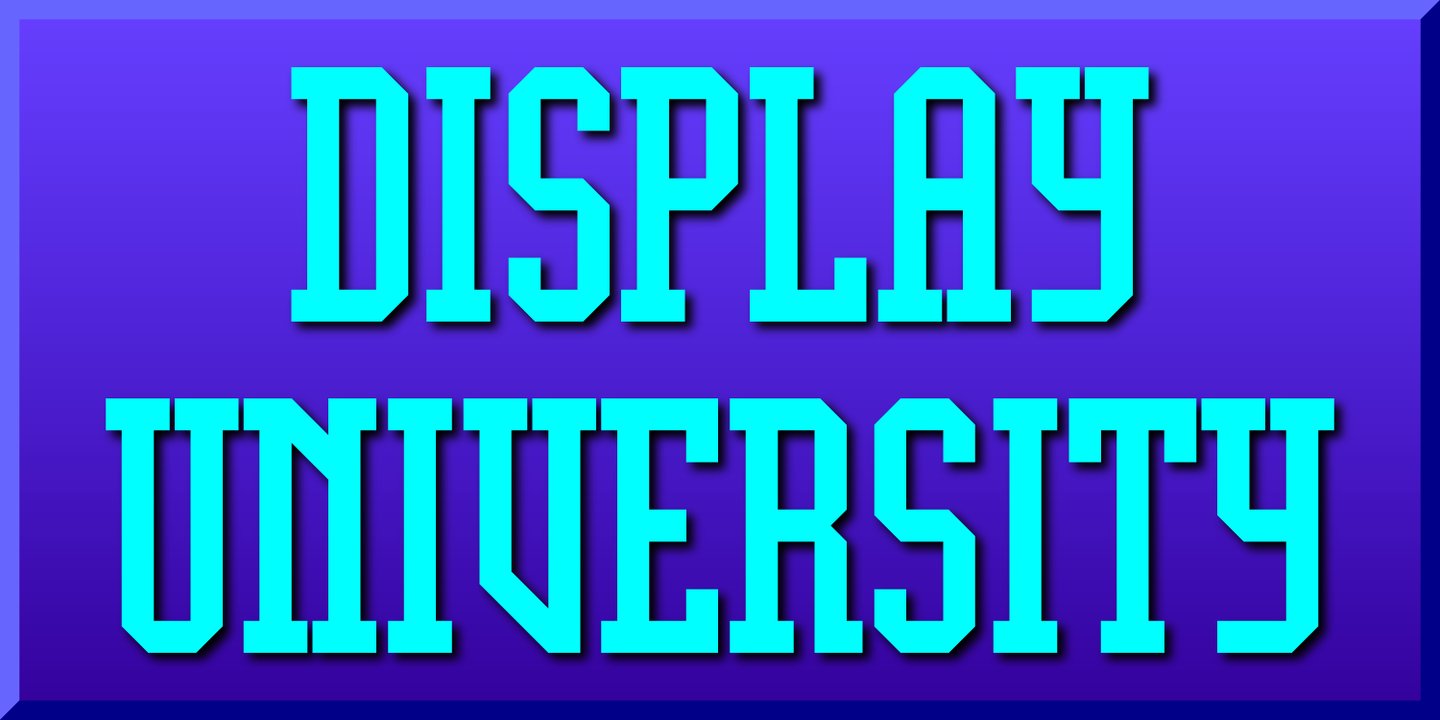 Display University